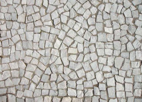 Piso decorativo em Mosaico Português